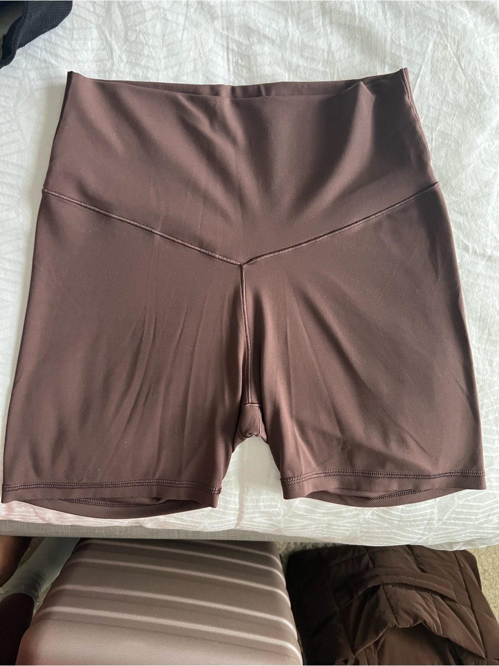 AERIE High-Waist Brown Women’s Bike Shorts